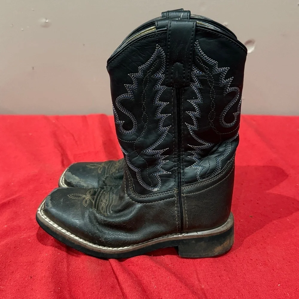 Children's Western Black Boots